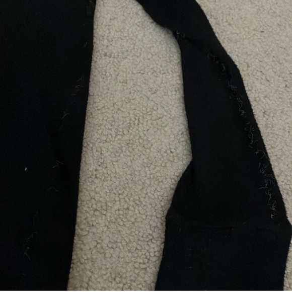 Aerie Long Cocoon Loungewear Cardigan, fringe , soft stretchy bouncy, S/M - Picture 4 of 7